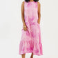 Ruffle Hem Maxi, Petal Pink OMFORT