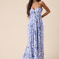 Pedal Ruched Maxi Dress OMFORT