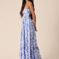 Pedal Ruched Maxi Dress OMFORT