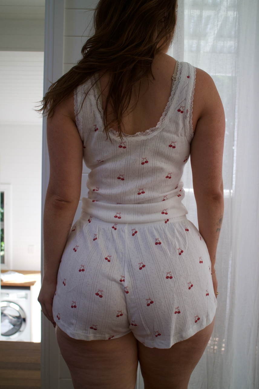Cherie Singlet & Shorts Pyjama Set OMFORT