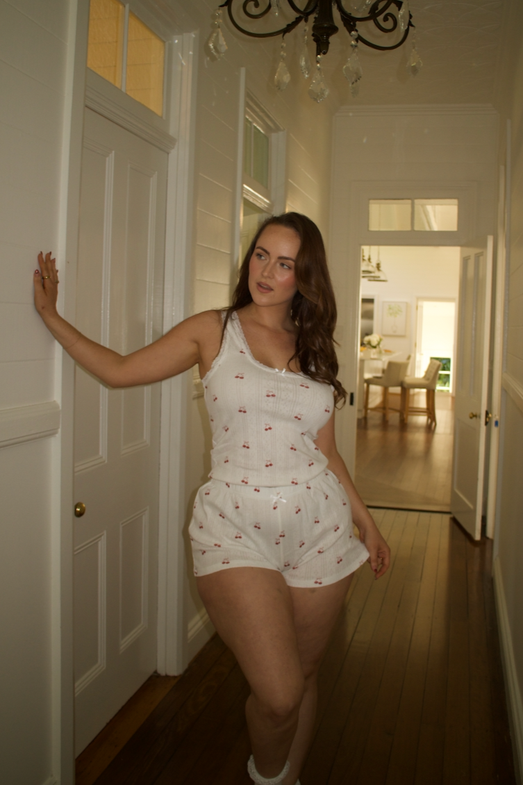 Cherie Singlet & Shorts Pyjama Set OMFORT
