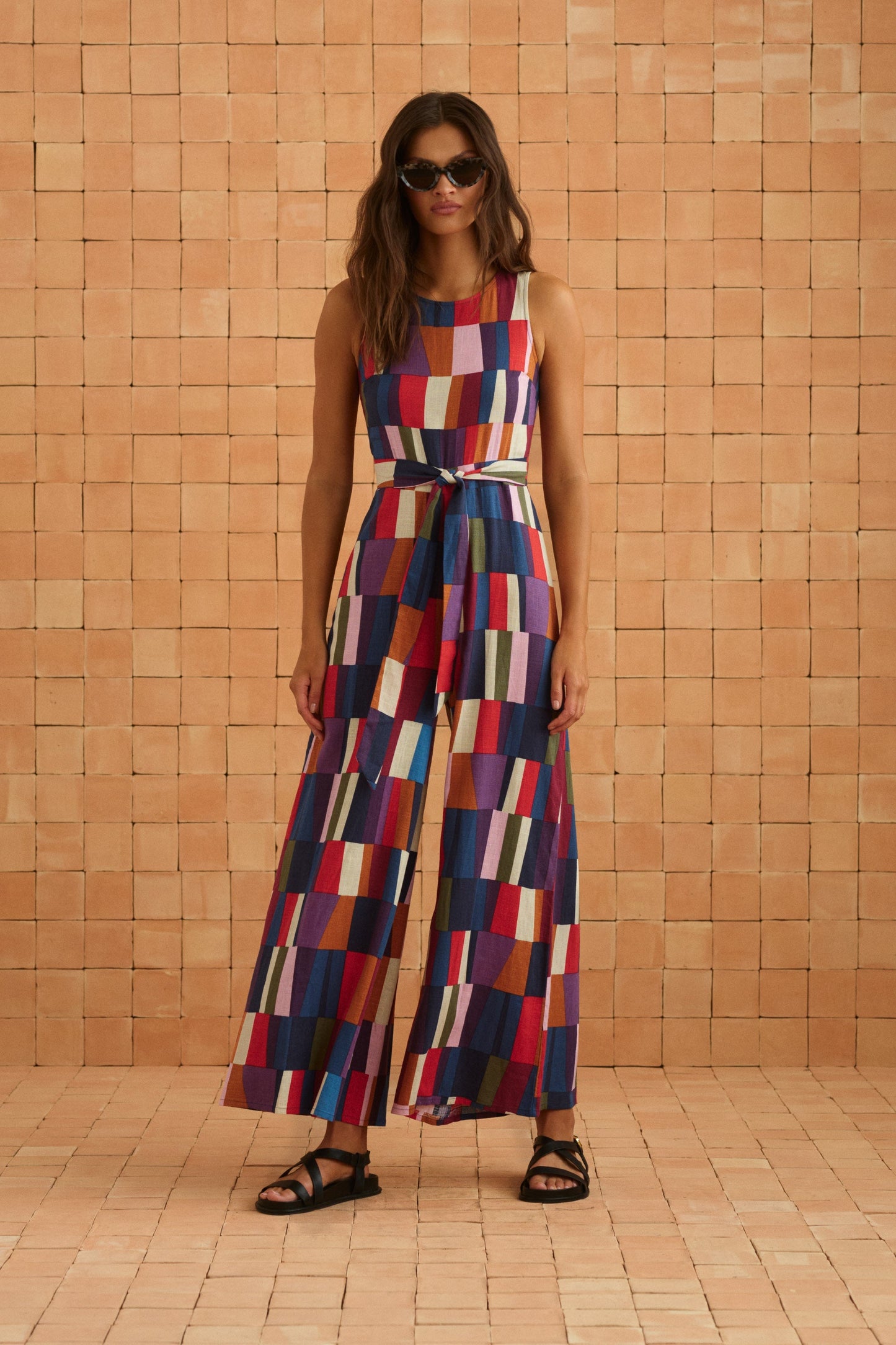 Selma Jumpsuit In Forget Me Not OMFORT
