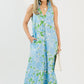 Solana Floral Maxi, Green/Blue OMFORT