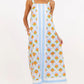 Something Special Blue Floral Midi Dress OMFORT