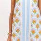 Something Special Blue Floral Midi Dress OMFORT