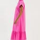 Subtle Shimmer Midi, Hot Pink OMFORT