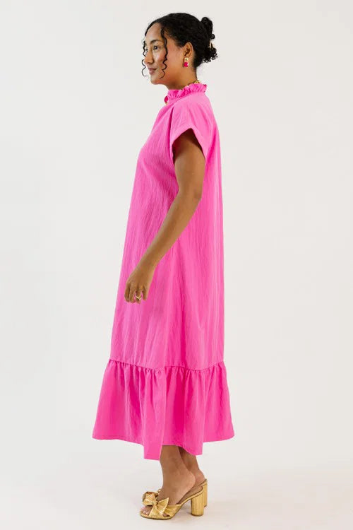 Subtle Shimmer Midi, Hot Pink OMFORT