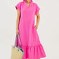 Subtle Shimmer Midi, Hot Pink OMFORT