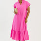 Subtle Shimmer Midi, Hot Pink OMFORT