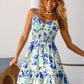 Summer Fun Floral Mini Dress OMFORT