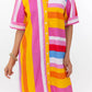 THML: Always Pulled Together Pink Striped Dress OMFORT