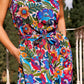 Tropical Punch Floral Romper OMFORT