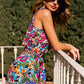 Tropical Punch Floral Romper OMFORT