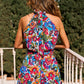 Tropical Punch Floral Romper OMFORT
