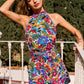 Tropical Punch Floral Romper OMFORT