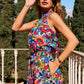 Tropical Punch Floral Romper OMFORT