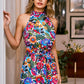 Tropical Punch Floral Romper OMFORT