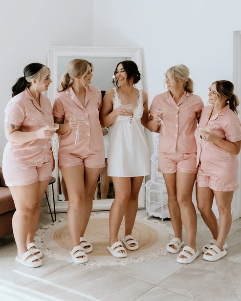 Bride and Bridesmaid Personalised Pyjamas mysite