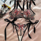 Butterfly Mesh 2 Pcs Lingerie Set - OMFORT