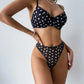 Charming Heart Print 2 Pcs Lingerie Set - OMFORT