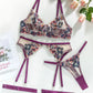 Blossom Sheer 4 Pcs Lingerie Set - OMFORT