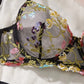 Floral Sheer 2 Pcs Lingerie Set - OMFORT