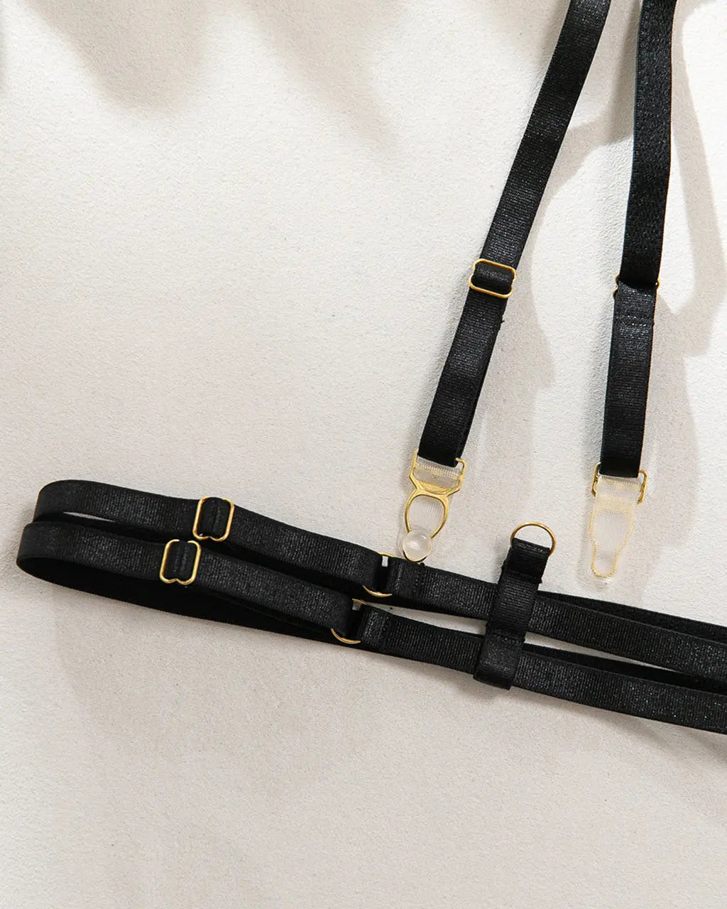 Elegance Lace Sexy 4 Pcs Lingerie Set OMFORT