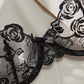 Floral Embroidered Bra and Panty 2Pcs Lingerie Set OMFORT
