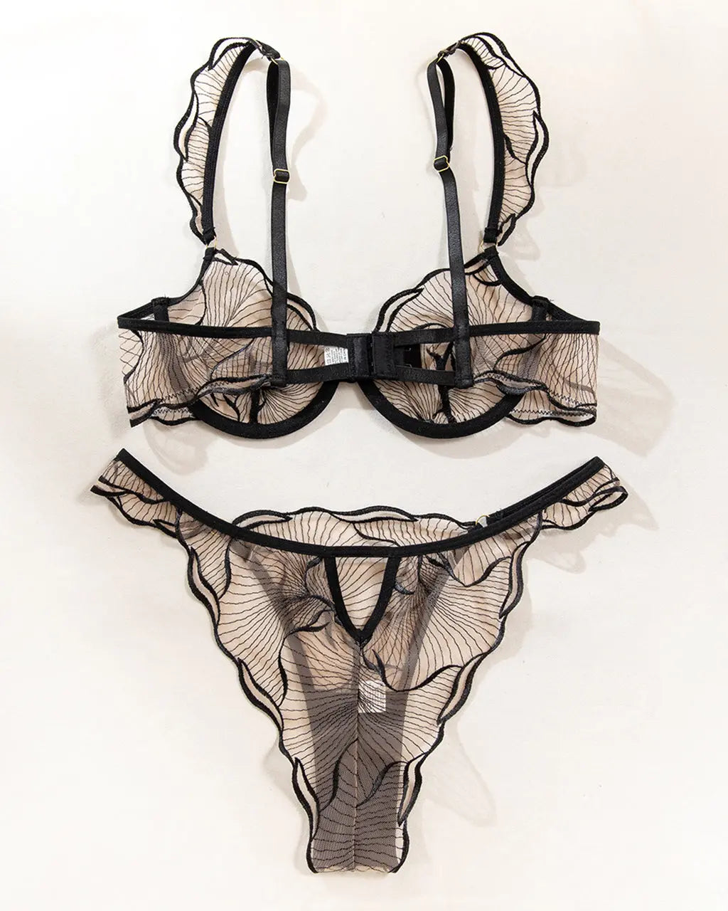 Lightweight Pure Desire French 2Pcs Lingerie Set OMFORT