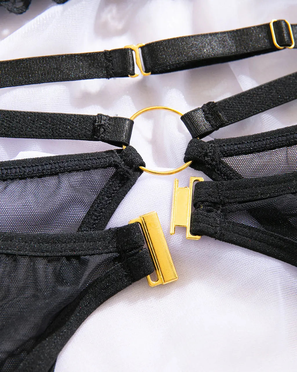 Lace Sexy 5Pcs Lingerie Set OMFORT