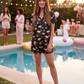 Espresso Martini Short Satin Pajama Set OMFORT