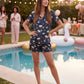 Espresso Martini Short Satin Pajama Set OMFORT