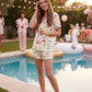 Summer Cocktails Drinking Print Pajama Set OMFORT