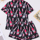 Champagne Bottle Print Pajama Set OMFORT
