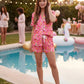 Fruit Cocktails Print Pajama Set OMFORT