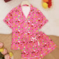 Fruit Cocktails Print Pajama Set OMFORT