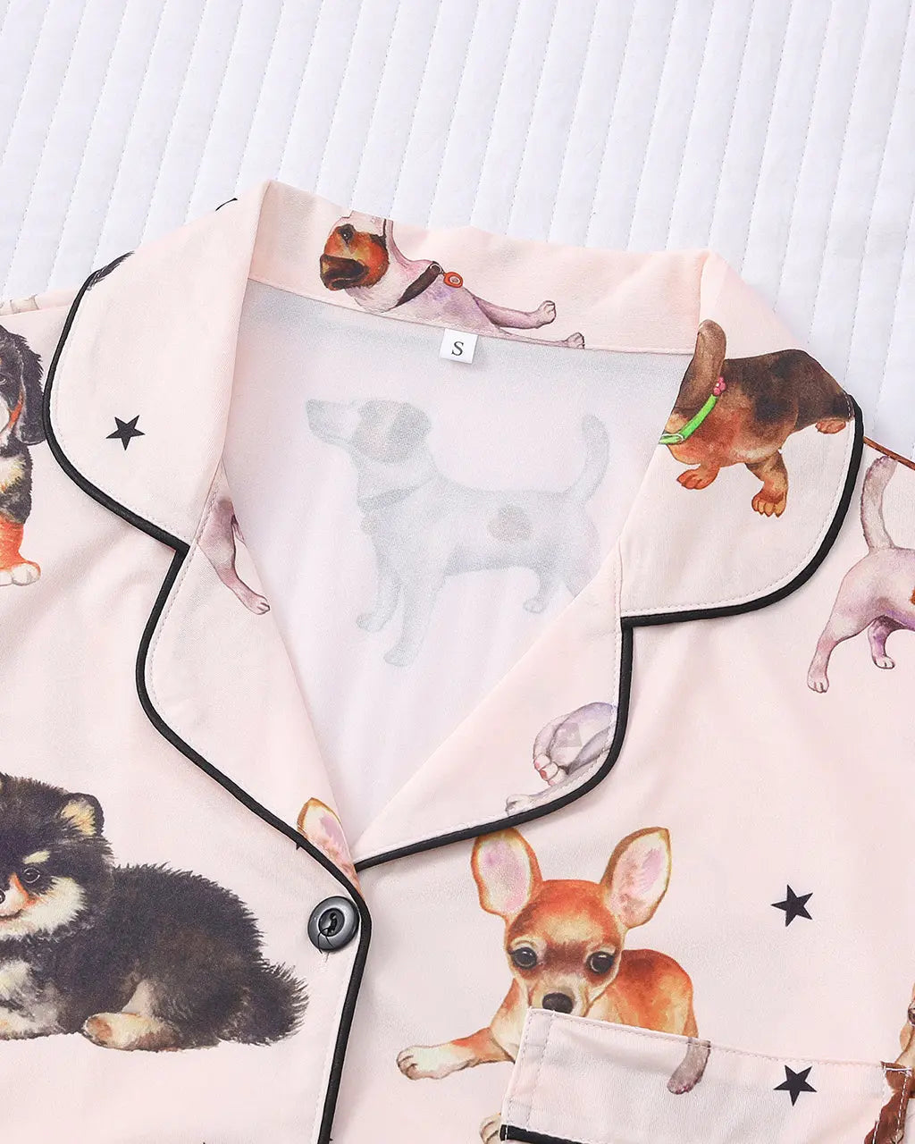 Cute Dog Print Pajama Set OMFORT