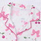 Cherry Bow Print Pajama Set OMFORT