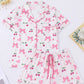 Cherry Bow Print Pajama Set OMFORT