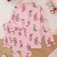 Western Cowgirl Boots Print Pajama Set OMFORT