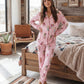 Western Cowgirl Boots Print Pajama Set OMFORT