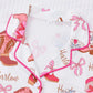 Bow Cowgirl Boots Print Pajama Set OMFORT