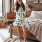 Cucumber Print Pajama Set OMFORT