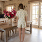 Tulip Print Short Pajama Set OMFORT