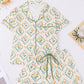 Tulip Print Short Pajama Set OMFORT