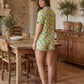 Lemon Pattern Print Pajama Set OMFORT