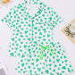 Lucky Clover Print Pajama Set OMFORT