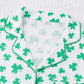 Lucky Clover Print Pajama Set OMFORT