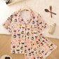 Sushi Print Short Pajama Set OMFORT