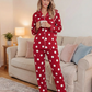 Polka Dot Print Pajama Set OMFORT
